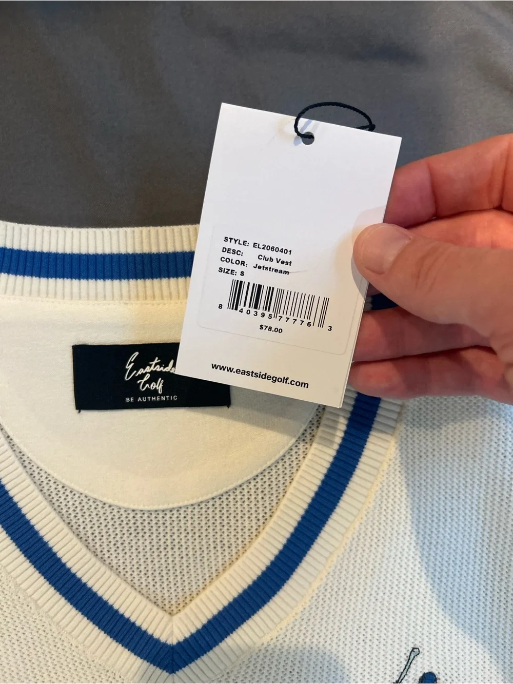 Eastside Golf Lightweight Sweater Vest (BRAND NEW W TAGS)